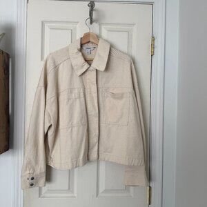 Old Navy Canvas Crop Utility Jacket